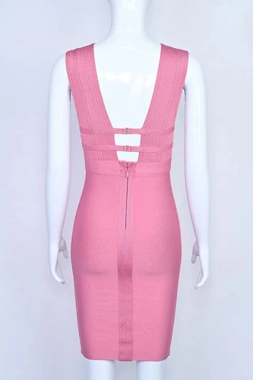 Bay Bandage Dress Ballet Pink