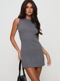 Mayok Mini Dress Grey Petite
