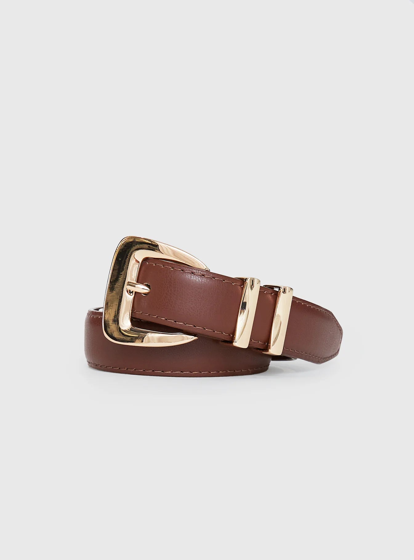 Secret Moments Belt Brown Gold
