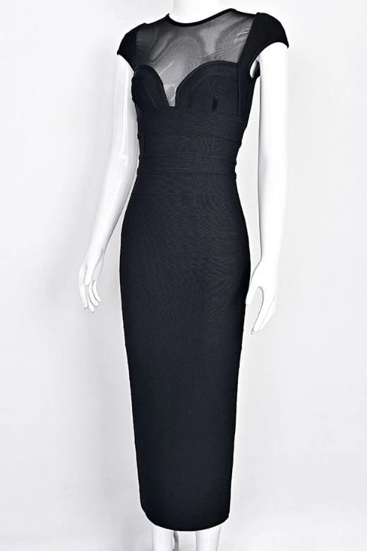 Rory Bandage Maxi Dress Classic Black