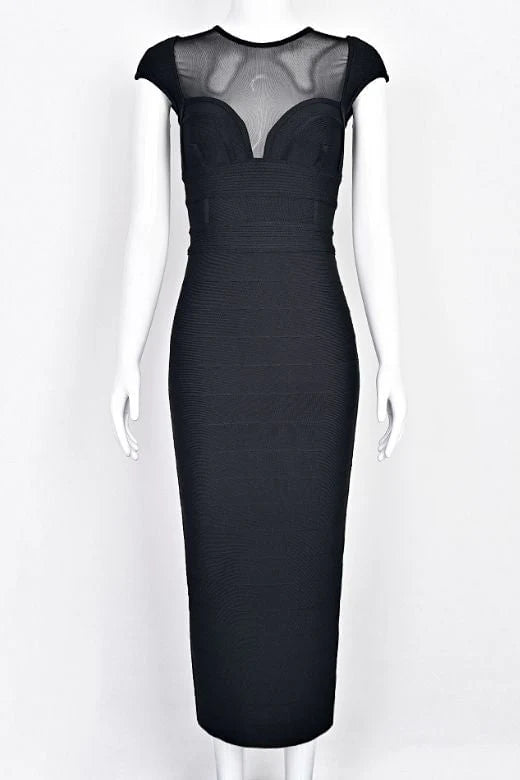 Rory Bandage Maxi Dress Classic Black
