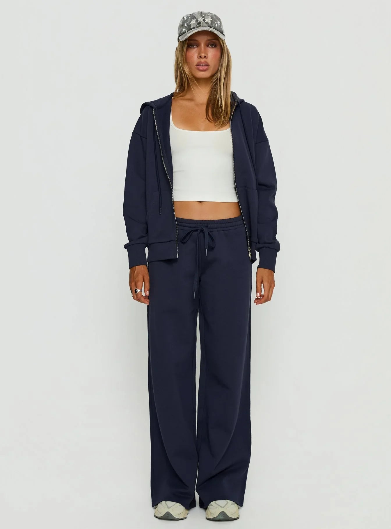 All Day Oversized Hoodie Navy