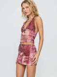 Sunlit Glow Halter Set Pink Multi