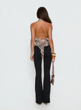 Kataliah Foldover Flare Pants Black