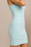 Maria Bandage Mini Dress Baby Blue