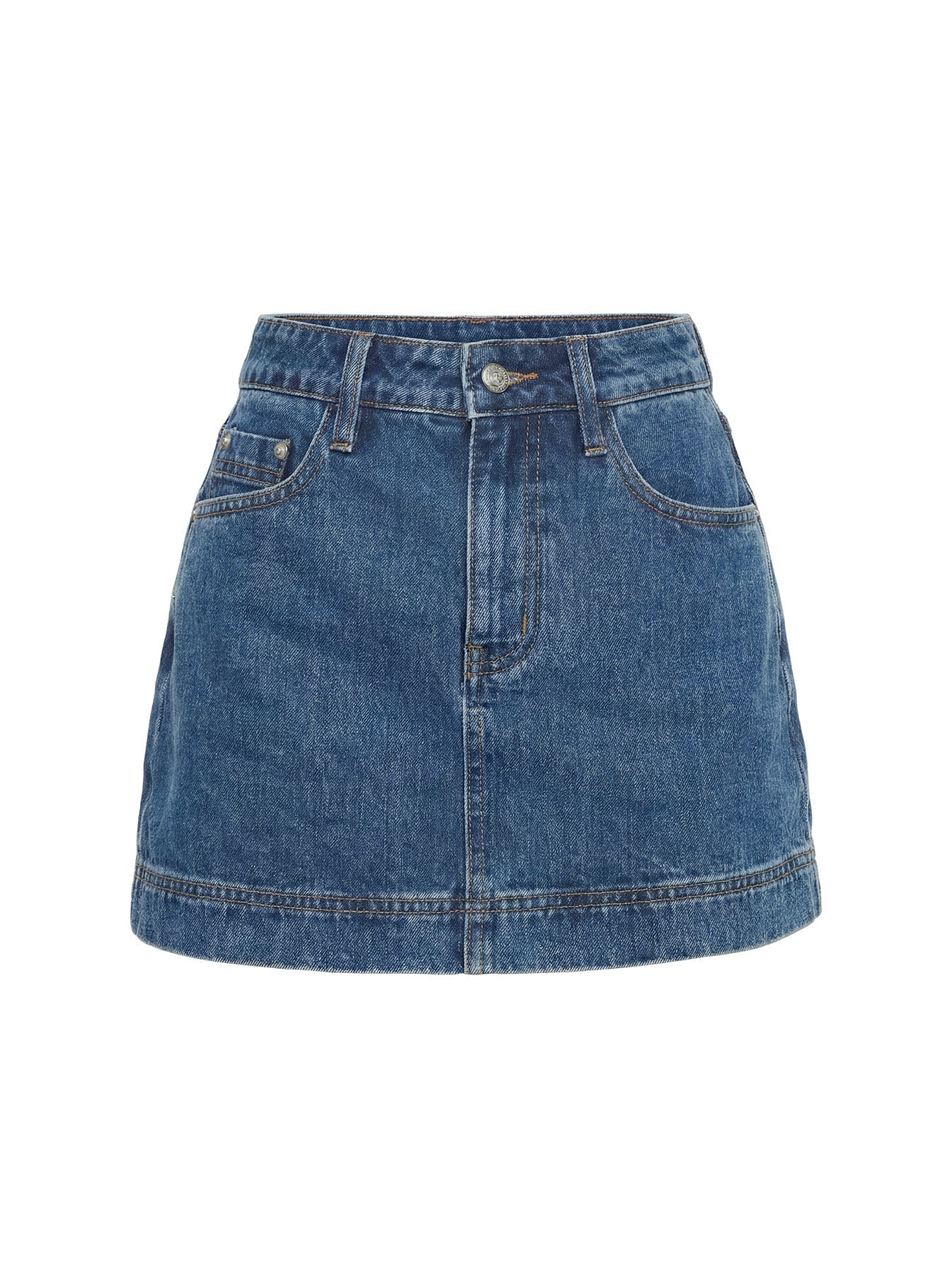 Gazelle Denim Skort Mid Wash Petite