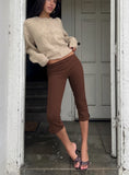 Trevonn Button Up Knit Cardigan Beige
