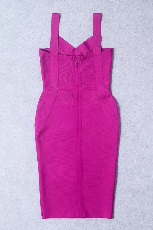 Freya Bandage Dress Magenta Pink