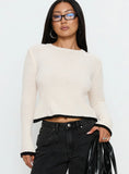 Keree Lightweight Knit Sweater Cream