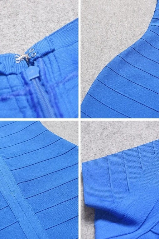 Miranda Bandage Mini Dress Royal Blue