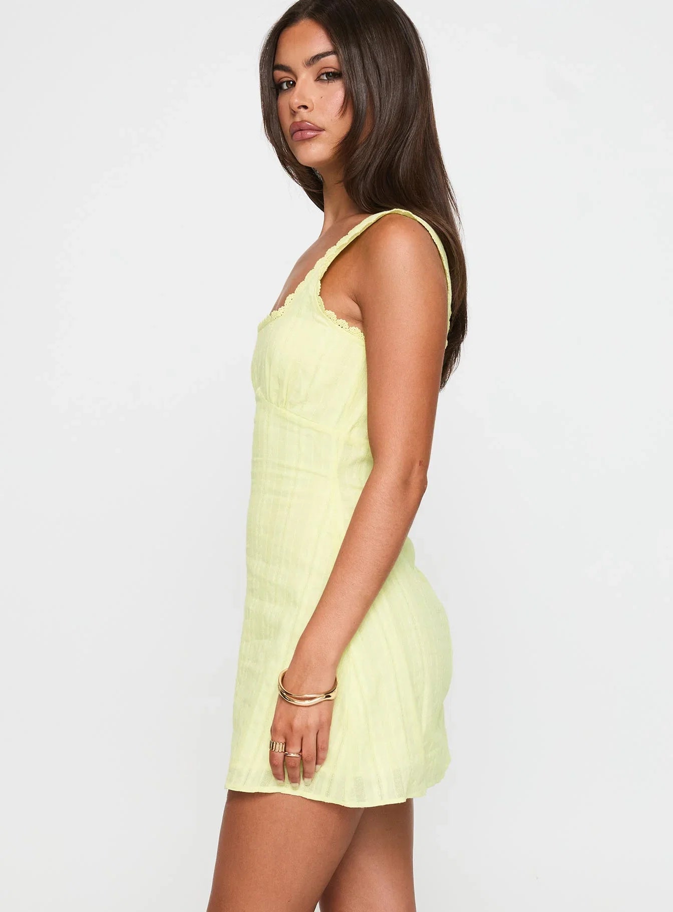 Dasha Mini Dress Lemon