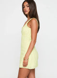 Dasha Mini Dress Lemon