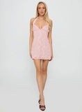 Aspyn Halter Mini Dress Pink