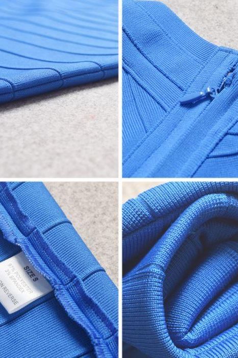 Miranda Bandage Mini Dress Royal Blue
