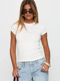 Prestige Longline Baby Tee Ivory
