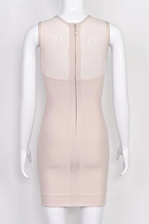 Aspen Bodycon Mini Dress Nude