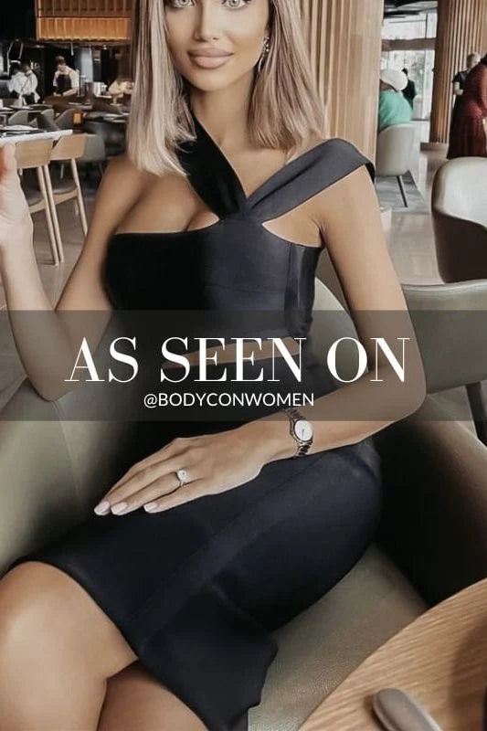 Molly Bandage Midi Dress Classic Black