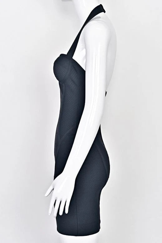 Isabella Bandage Mini Dress Classic Black