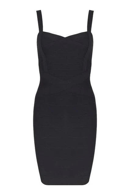 Heidi Bandage Mini Dress Classic Black Sale