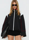 Shoreline Windbreaker Noir / White