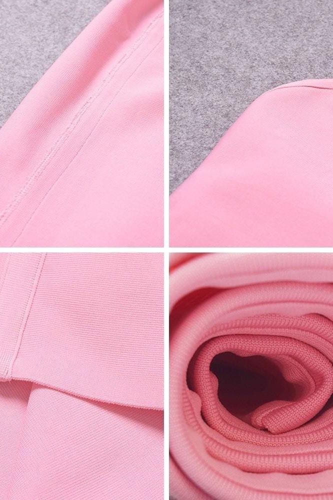 Joi Bodycon Midi Dress Dusty Pink