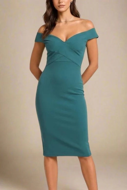 Ash Bandage Dress Emerald Green