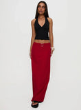Devoted Maxi Skirt Red