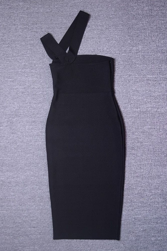 Molly Bandage Midi Dress Classic Black