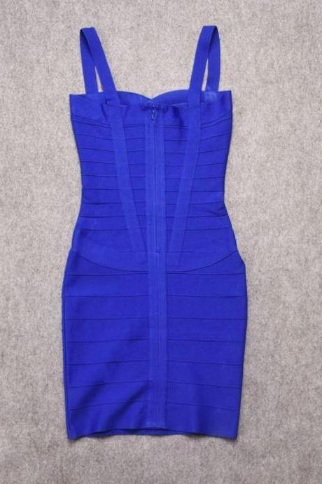 Heidi Bandage Mini Dress Royal Blue