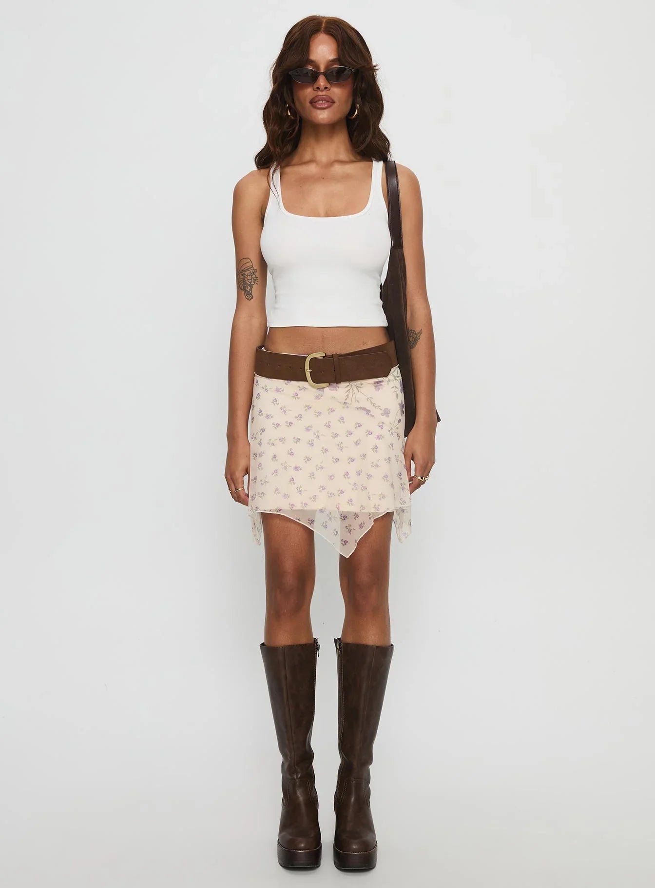 Aeloria Midi Skirt Multi