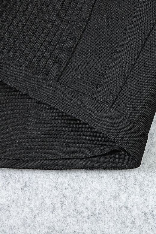 Sophia Bandage Mini Dress Classic Black
