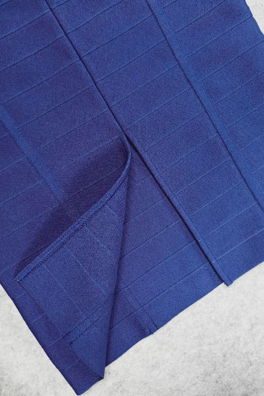 Breanna Bandage Dress Navy Blue