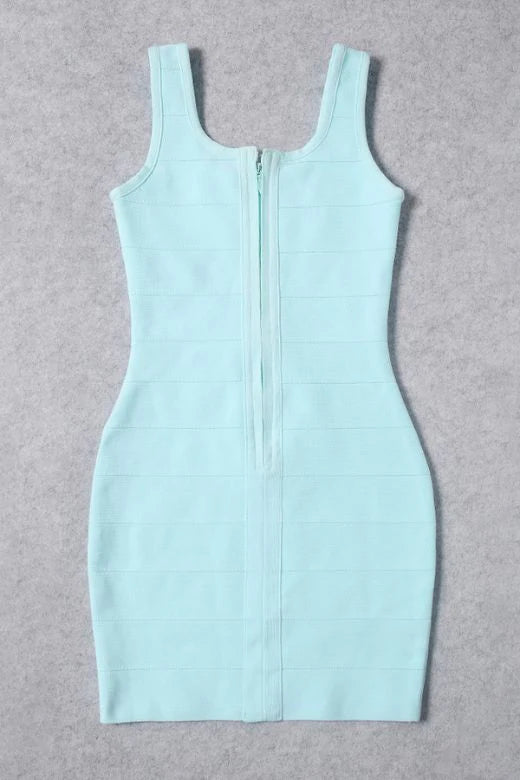 Maria Bandage Mini Dress Baby Blue