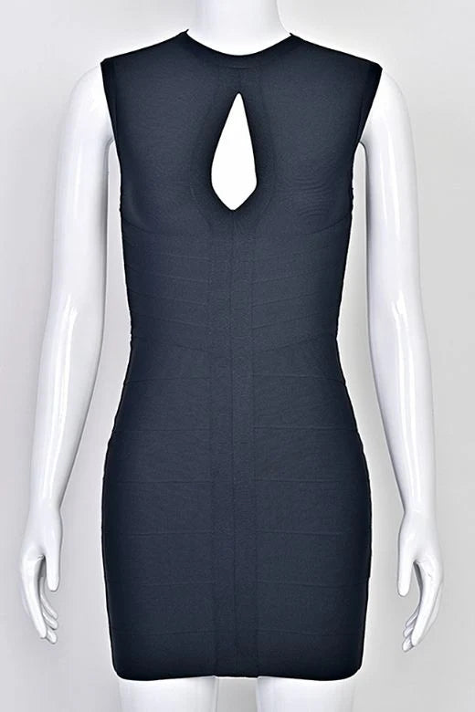 Alora Bandage Mini Dress Classic Black