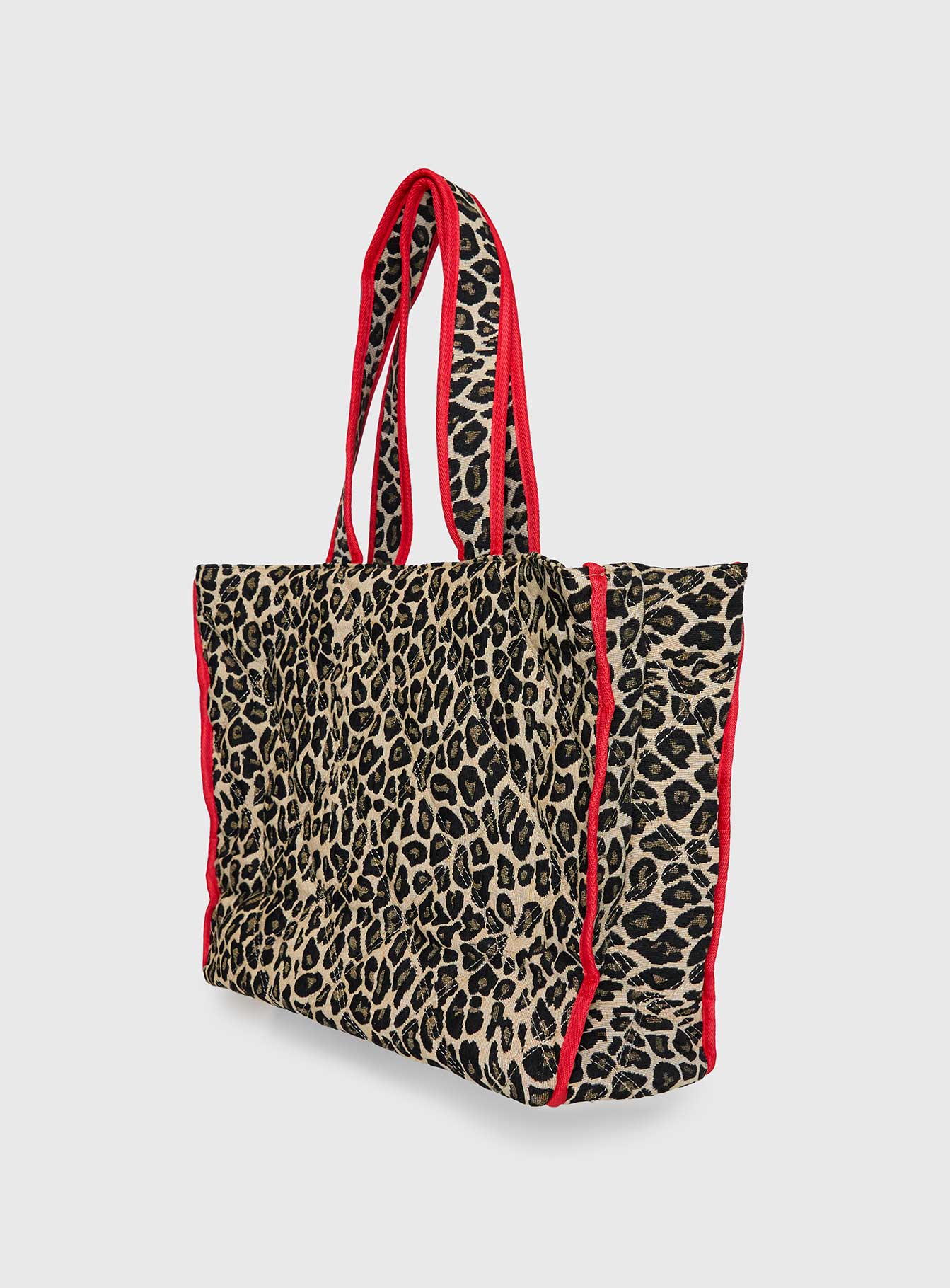 Jovie Tote Bag Leopard Red