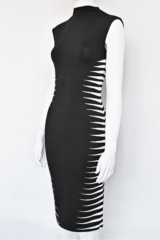 Cleo Bandage Midi Dress Classic Black