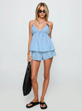 Abigayle Shorts Blue Stripe