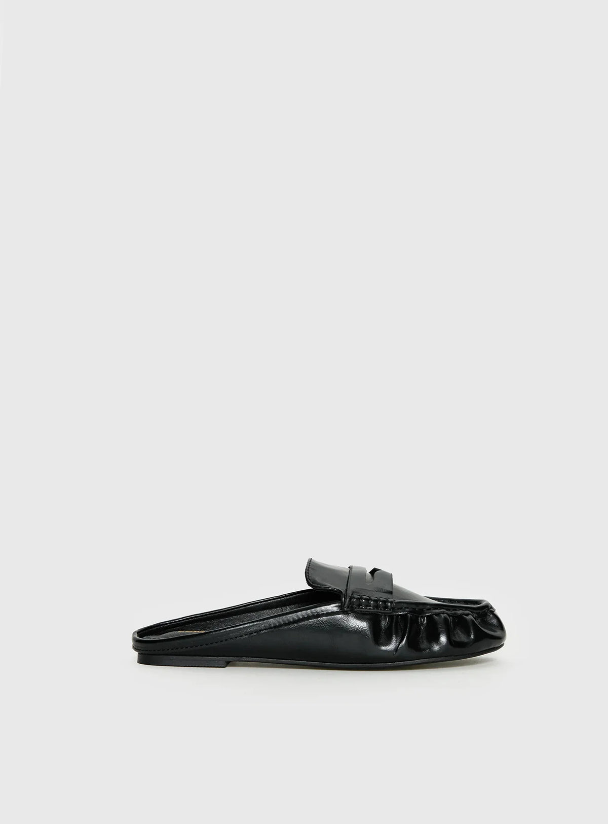 Hot Row Flat Loafers Black