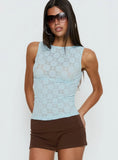 Seraphim Textured Top Soft Blue