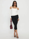 Baseline Rib Capri Pants Black Tall