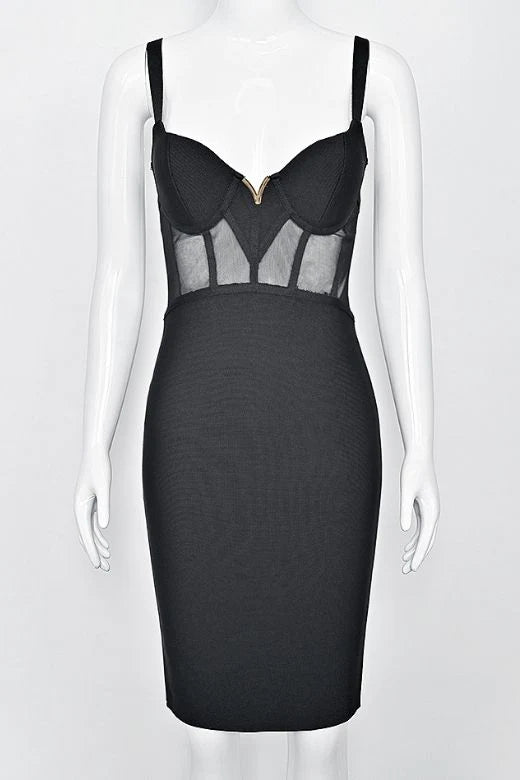 Juliette Bodycon Dress Classic Black