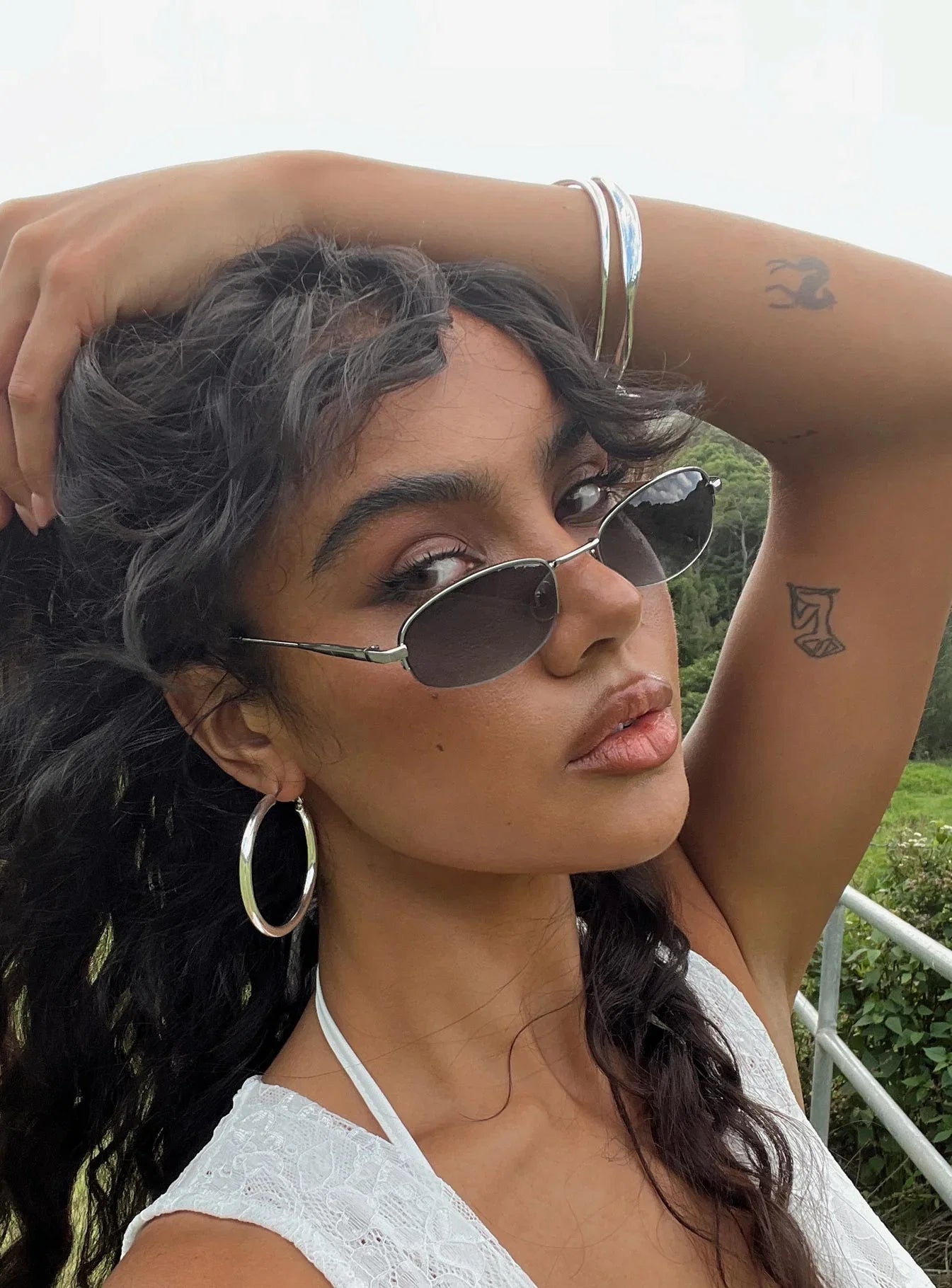 Fever Pitch Sunglasses Smoke Silver