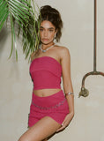 Kaelee Glitter Knit Set Pink