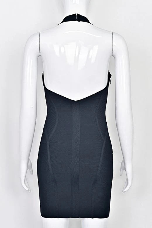 Isabella Bandage Mini Dress Classic Black