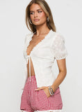 Bruncheon Shorts Red White