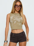 Monlo Top Floral Lime