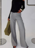 Ikana Tie Side Pants Grey