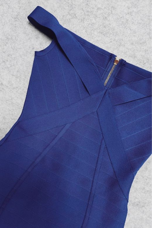 Breanna Bandage Dress Navy Blue