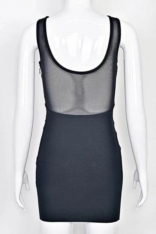 Ellie Bodycon Mini Dress Classic Black