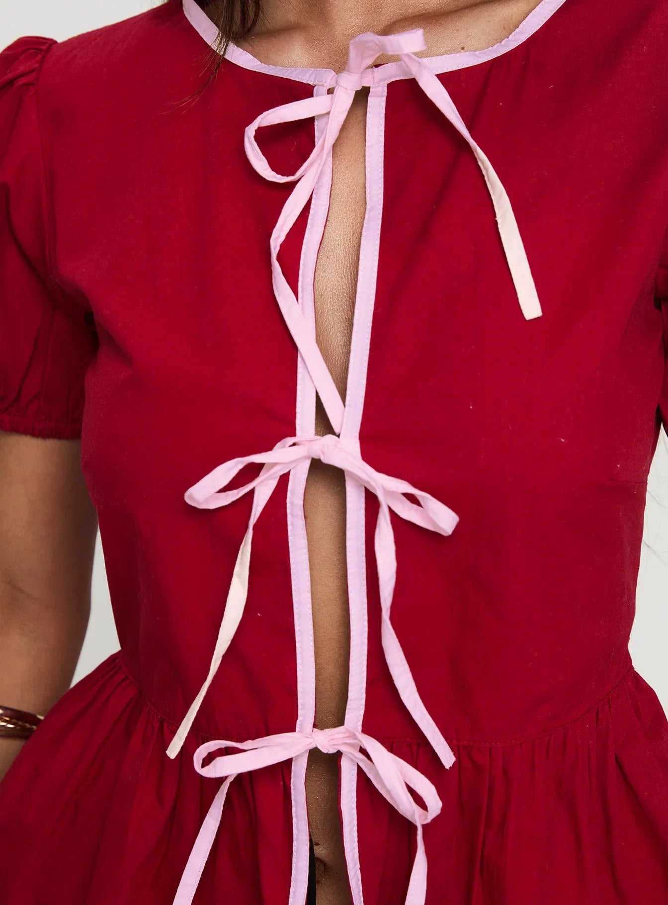 Ryota Blouse Red pink